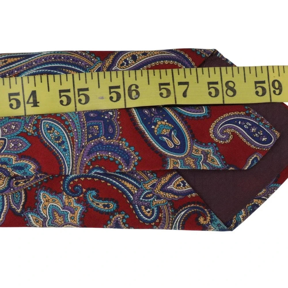Vintage Christian Dior Monsieur Tie Lot 3 Paisley Abstract Designer Neckties USA